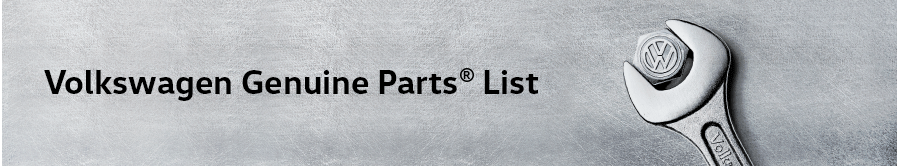 Volkswagen Genuine Parts® List